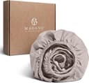 MAGANO Spannbettlaken Bambus & Baumwolle Satin, Luxus Bettlaken, Hypoallergen, Thermoregulierend Bild 2