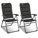 HOMECALL Klappstuhl Gartenstühle hochlehner Luxus campingstuhle bis 150 kg Gepolstert (Set, 2 St) Bild 2