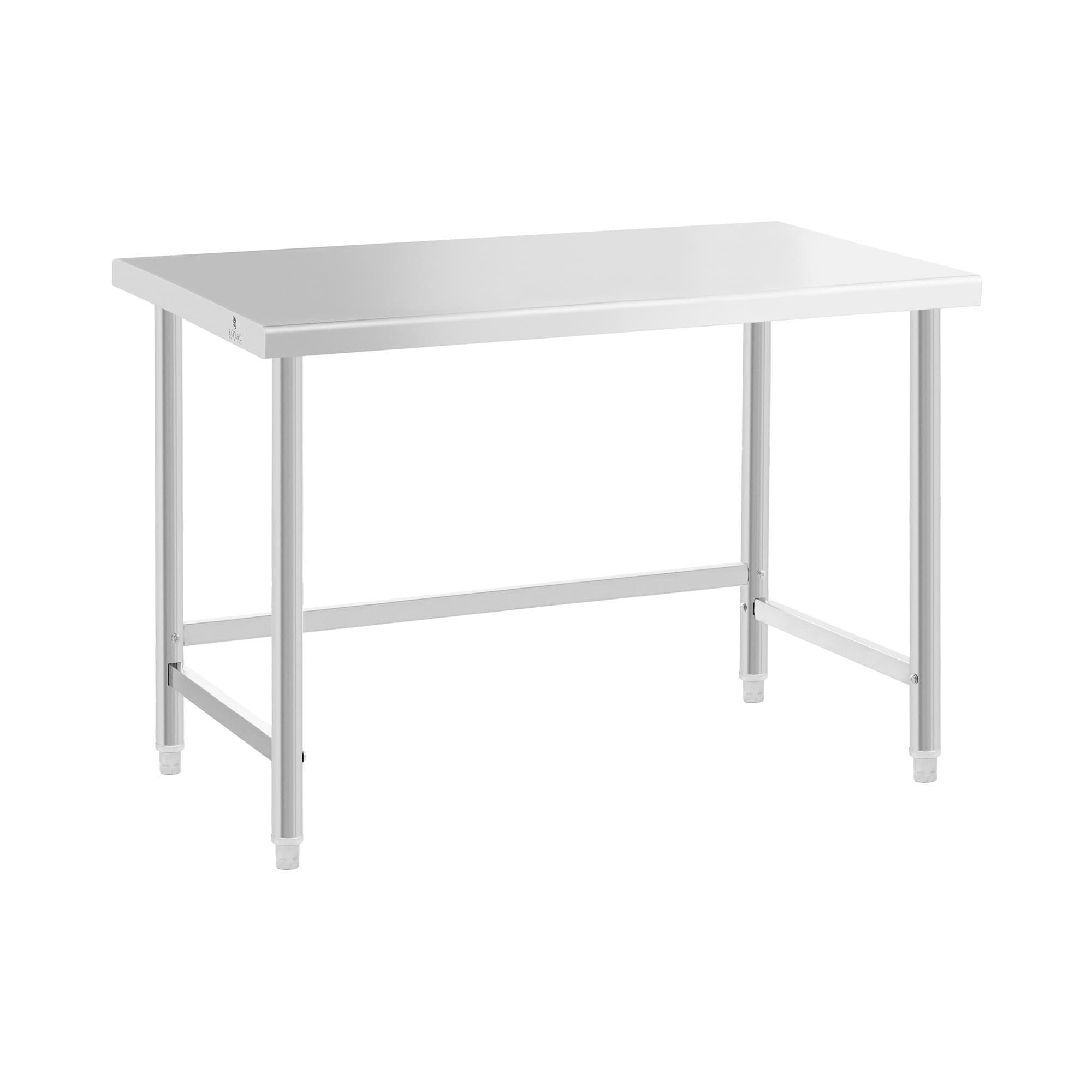 Royal Catering Arbeitstisch Edelstahl 120x60 cm Gastro - Bild 2