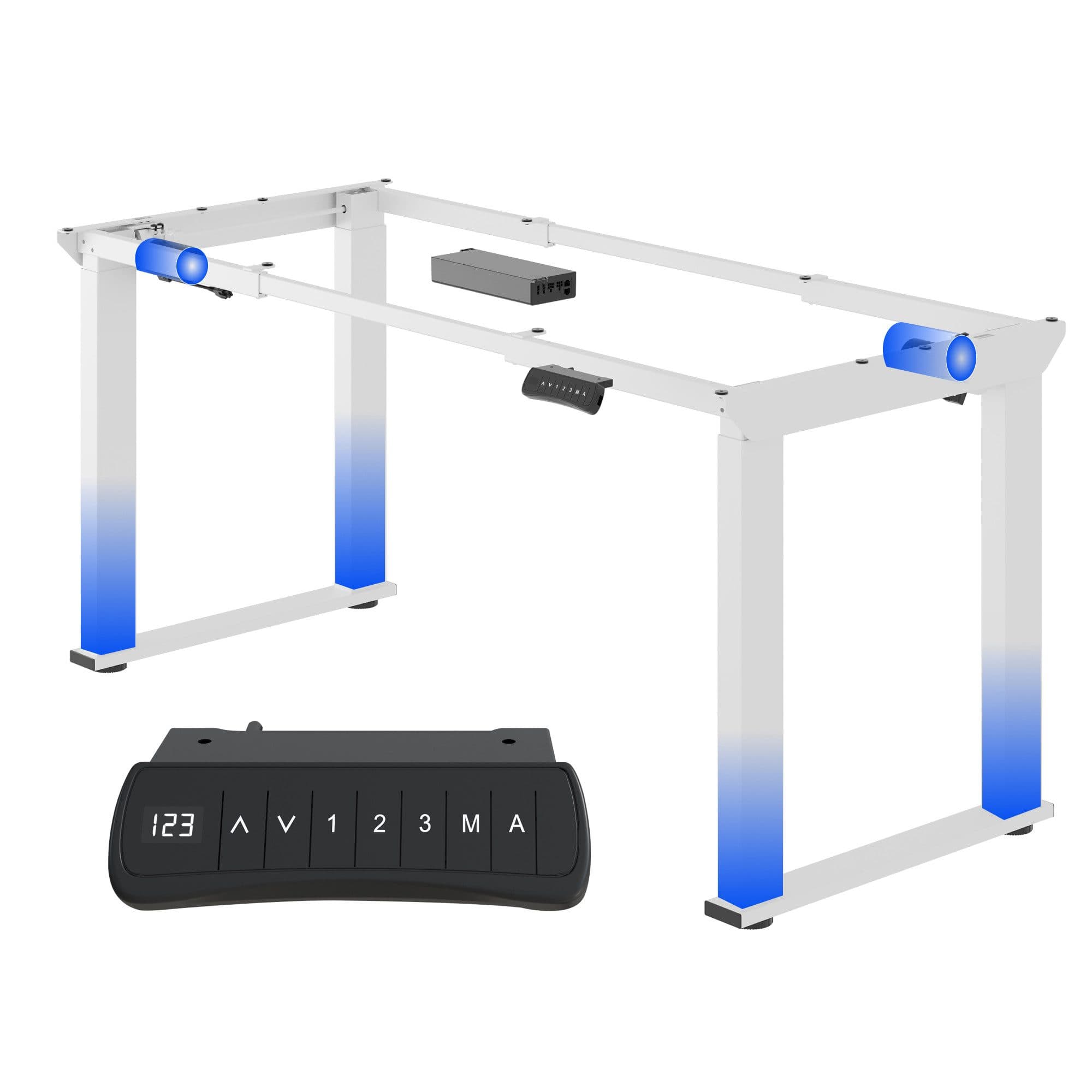 FLEXISPOT Höhenverstellbarer Schreibtisch 4-Beine Dual-Motor 150kg - Bild 2