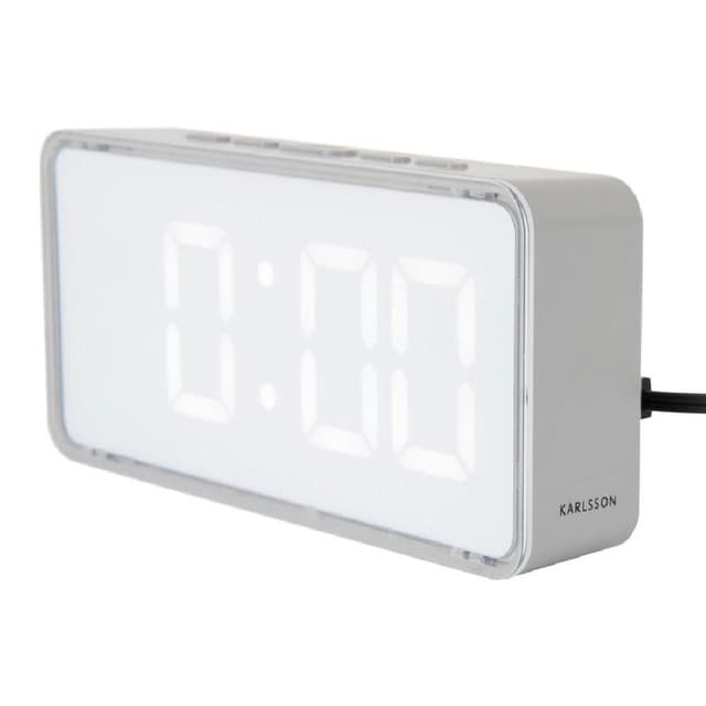 Karlsson Uhr Wecker Audaz Alarm Clock Weiß
