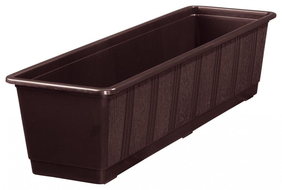 Geli Blumenkasten Standard 40 cm braun Polypropylen