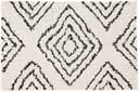 Kleine Wolke Badematte Boho Rautenmuster Natur 100% Baumwolle Bild 2