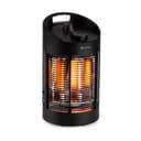 blumfeldt Terrassenstrahler Heat Guru 360 Mini Infrarot Heizstrahler Schwarz Bild 2