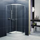KOLMAN Komplettdusche Vitoria Halbrund Duschkabine Bild 2