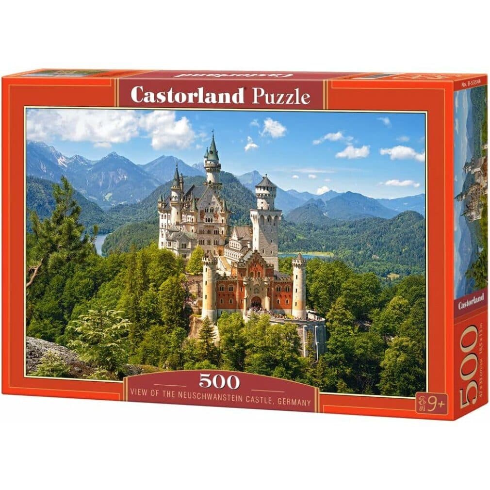 Castorland Puzzle 500 Teile Schloss Neuschwanstein Ansicht - Bild 2