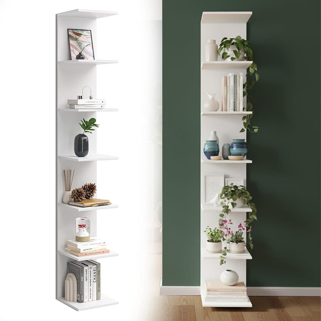 Bellamio Wandregal Ems 2er-Set Weiß Modern