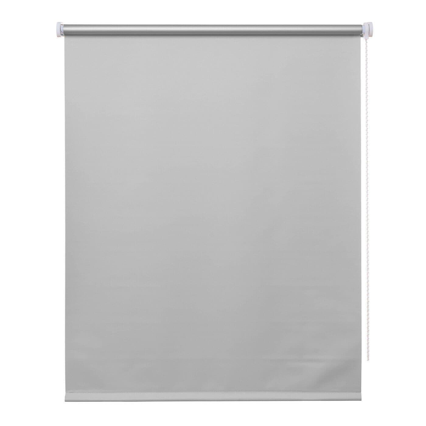 Ventanara Seitenzug-Verdunklungsrollo Hellgrau Polyester - Bild 2