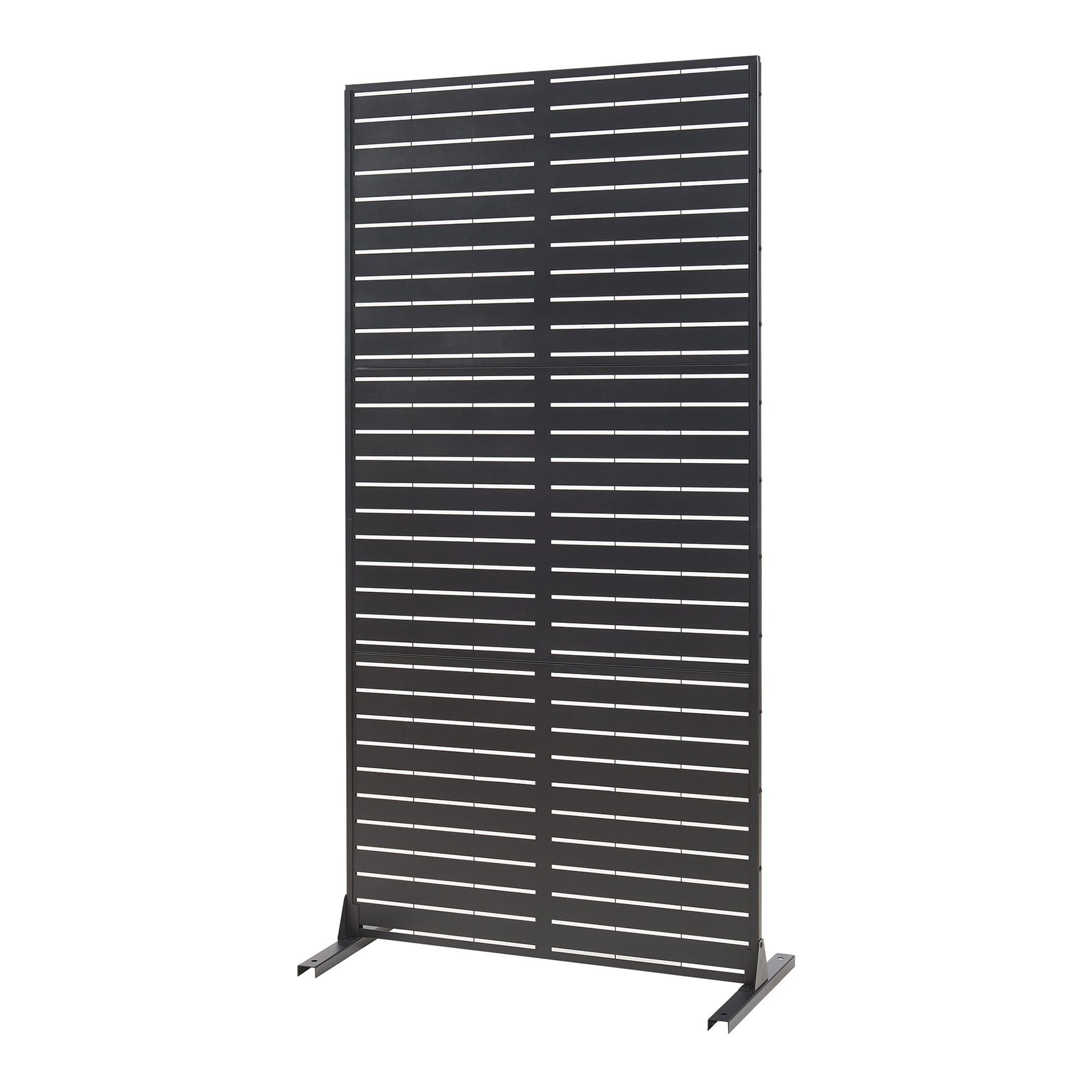 casa.pro Raumteiler Trolu Indoor Schwarz Verzinkter Stahl