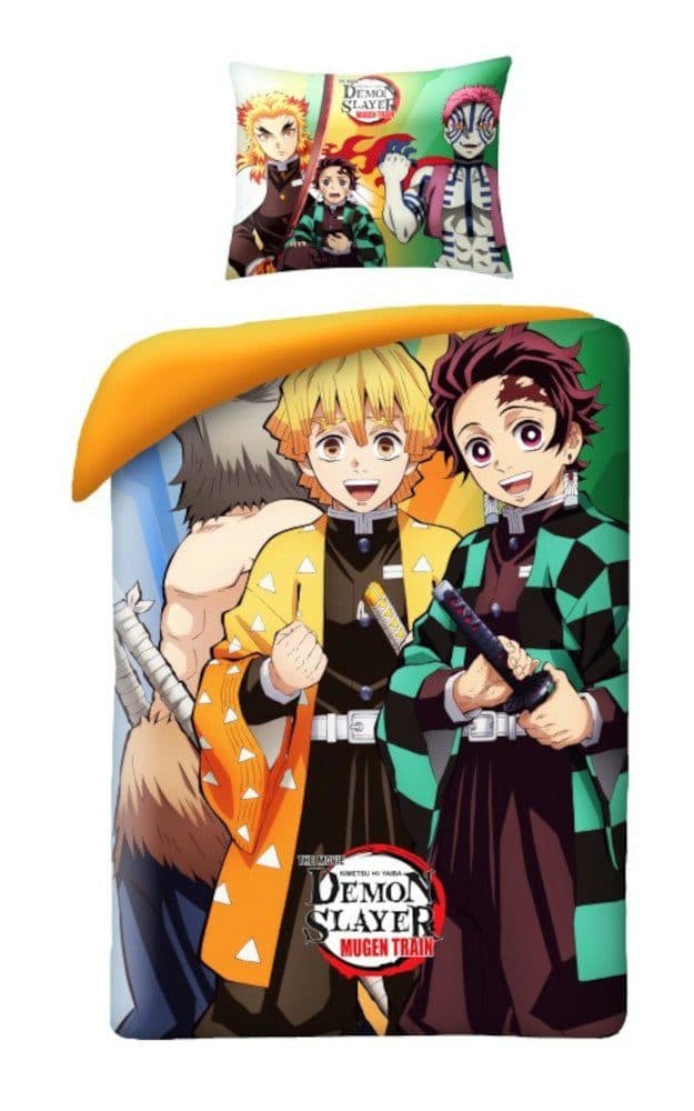 Halantex Demon Slayer Bettwäsche 140 x 200 cm 100% Baumwolle