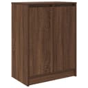 vidaXL Schuhregal Braun Eichen-Optik 57x34x76 cm Holzwerkstoff Bild 2