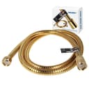 tecuro Brauseschlauch Metall Goldoptik 1,25m Edelstahl Bild 2