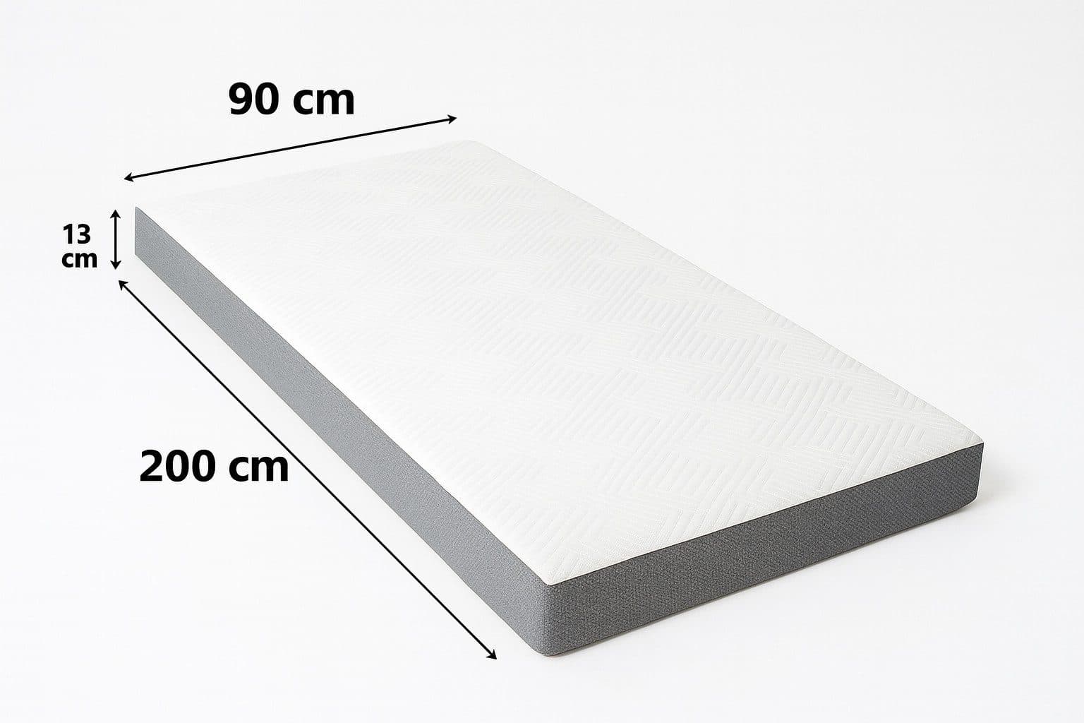 Gunuss Klappmatratze Grau Memory-Schaum 13cm - Bild 2