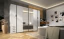 Lukas Möbel Kleiderschrank Store 270 cm mit Schwebetüren und Spiegeln Bild 2