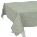 ANRO Tischdecke Alica Leinen Melliert Blaugrau wasserabweisend Bild 2