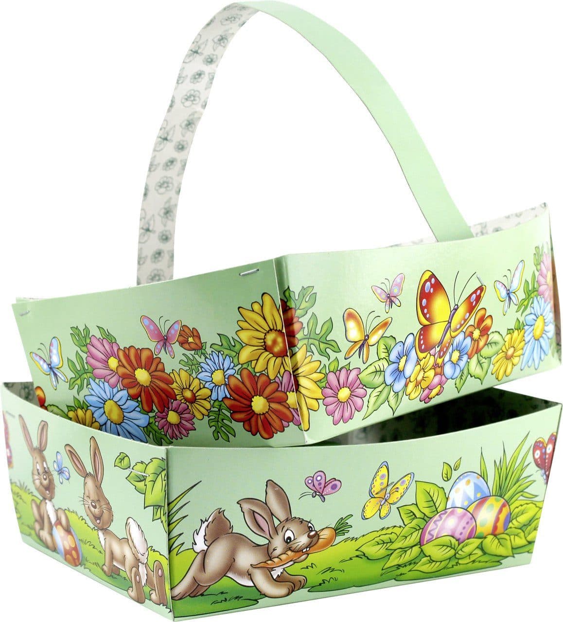 Rodermund Osternest Osterkorb Pappe Bunt