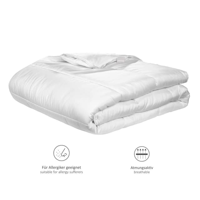 Liebling Bettwaren-Set: Allergikerfreundliche Polyester-Bettdecke & Kopfkissen
