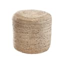 Kobolo Sitzpouf FLOW Seegras Hocker mit Baumwollfüllung Bild 2