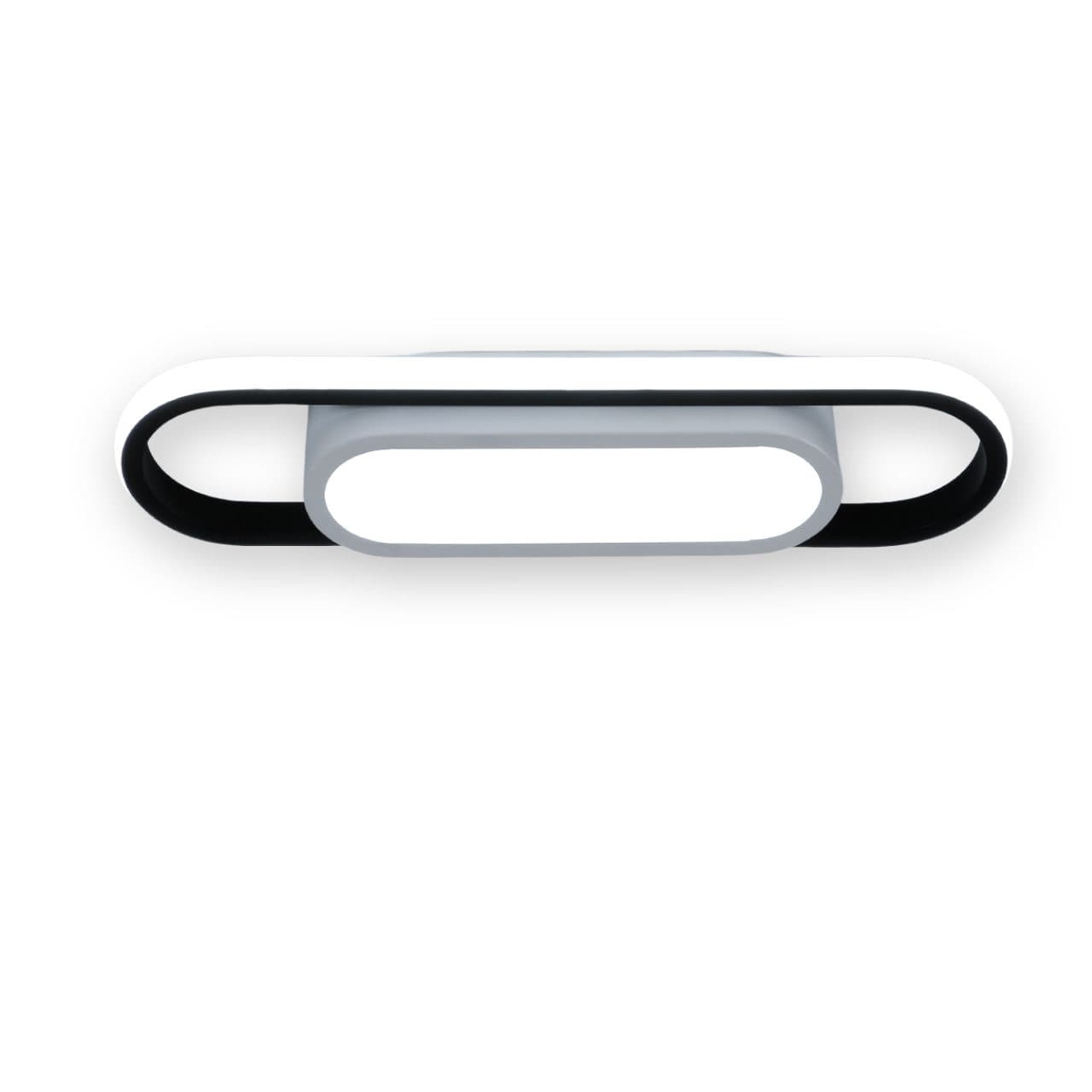 Riserva Deckenleuchte Oval Aluminium Schwarz/Weiß 24W LED - Bild 2