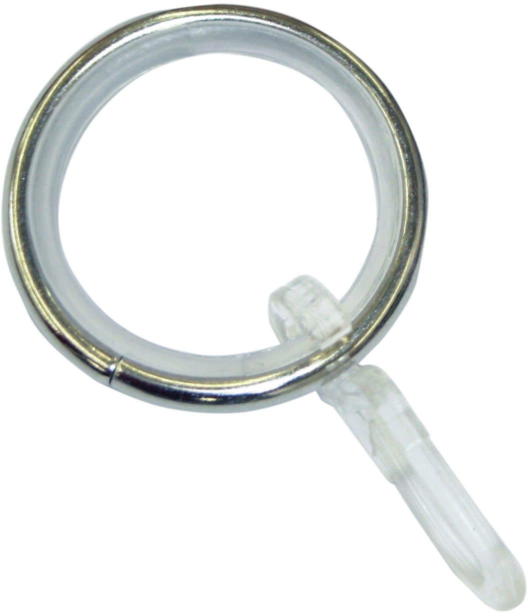 Gardinia Gardinenring mit Gleiteinlage 10 Stk. Silber Metall - Bild 2