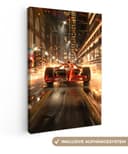 OneMillionCanvasses® Leinwandbild Formel 1 Rennwagen Gold Bild 2