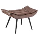 MCombo Relaxsessel Grau/Braun mit Hocker und Relaxfunktion Bild 2