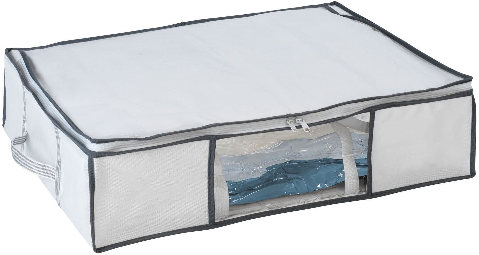 WENKO Vakuum Soft Box M Unterbettkommode Weiß Transparent - Bild 2