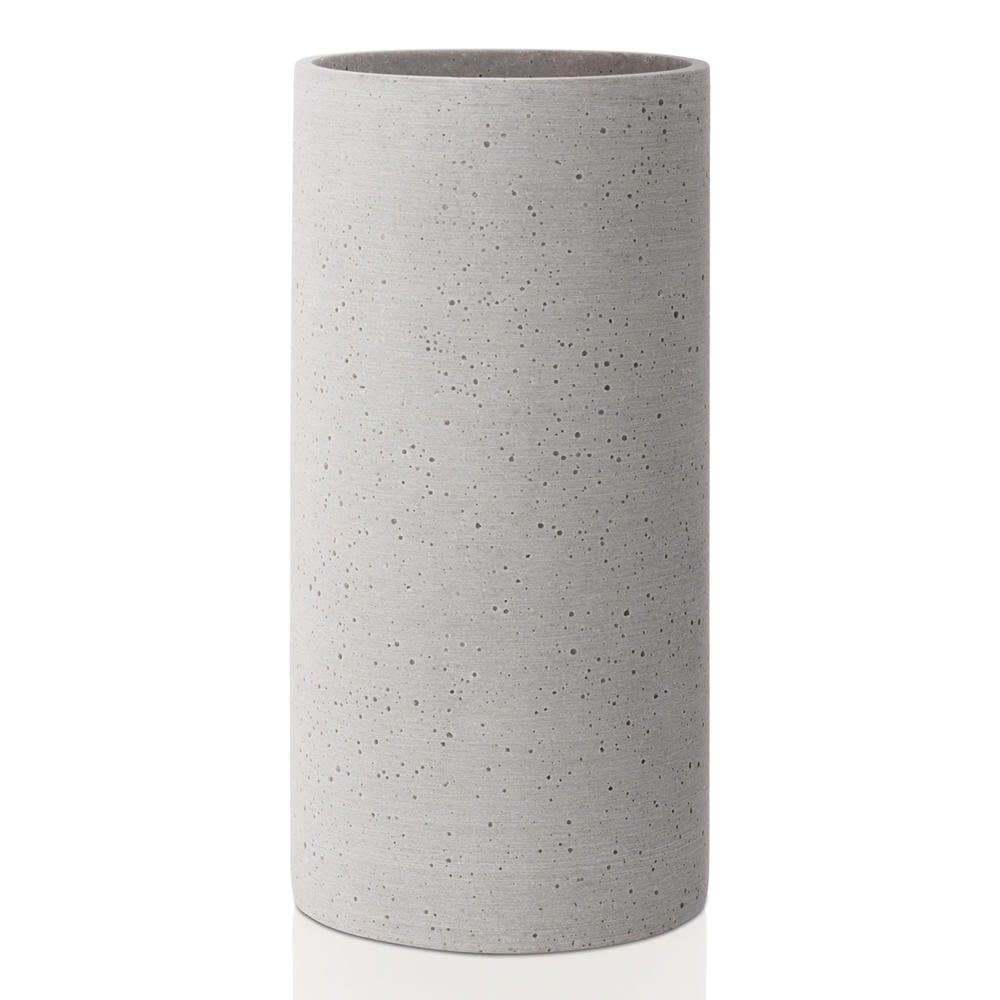 blomus Dekovase COLUNA Vase M Zylindervase Polyresin hellgrau