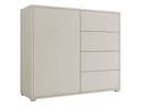 MIRJAN24 Kommode Gesita K1D4SZ Beige 4 Schubladen Tür Push-to-Open Bild 2