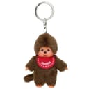 Monchhichi Plüschfigur Junge rot Schlüsselanhänger 10 cm Bild 2
