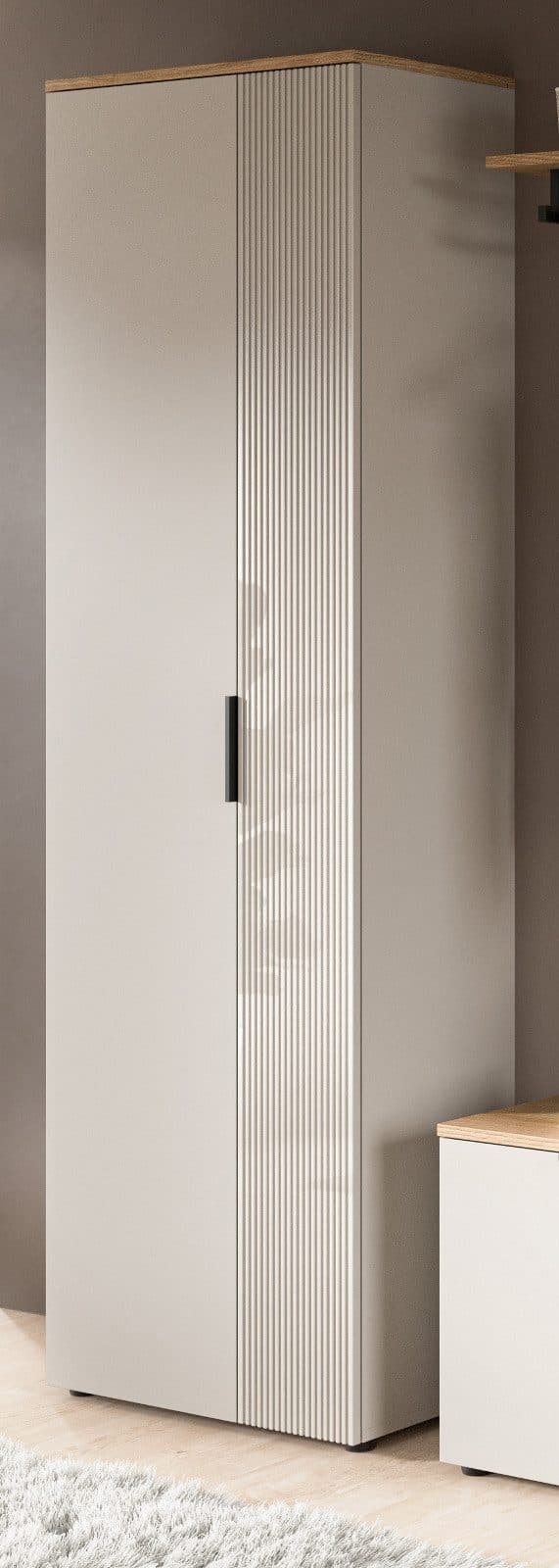 Inn.Furn Schuhschrank Skid Beige Schwarz 2-türig - Bild 2