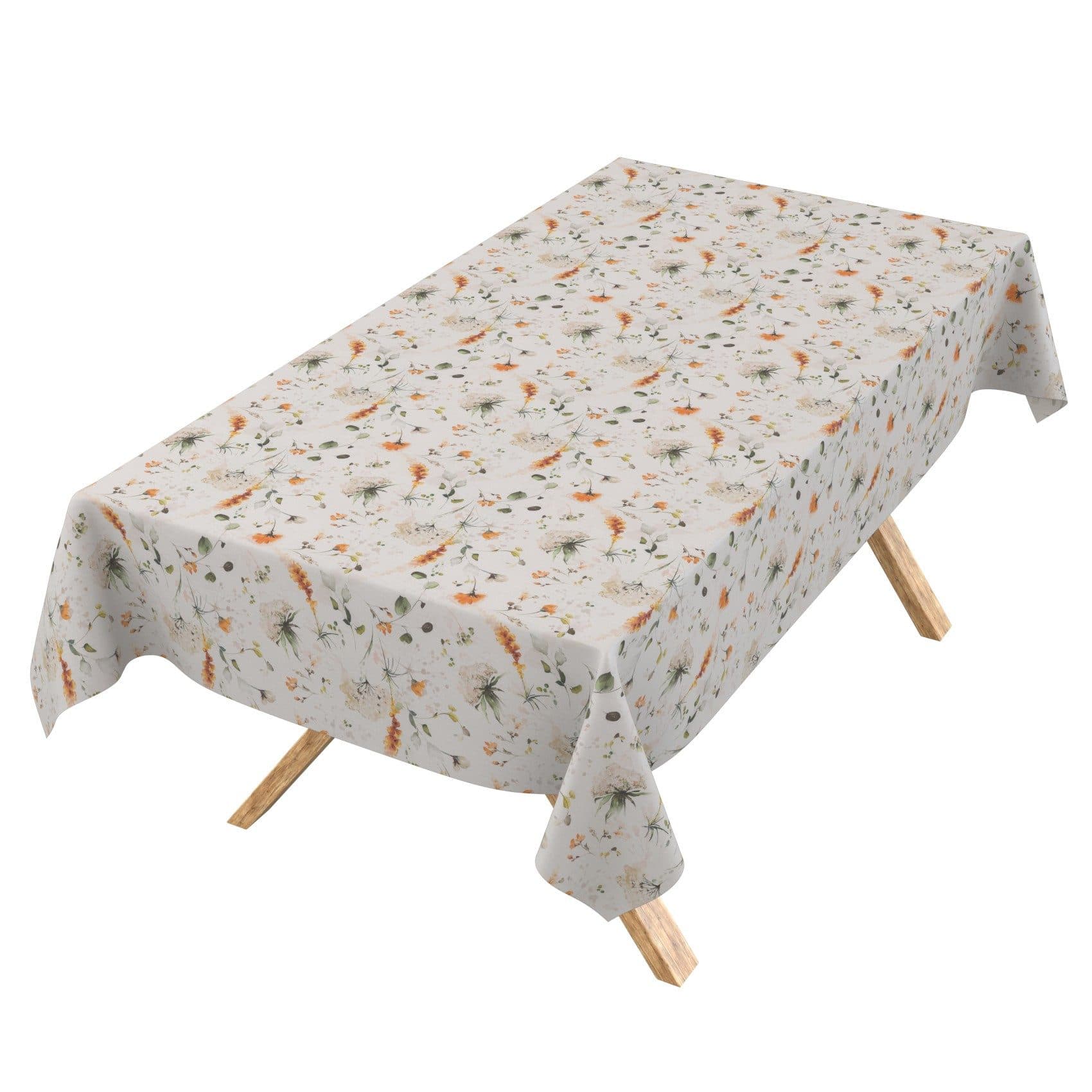 ANRO Tischdecke Wachstuch 3.0 abwischbar Bunt Floral - Bild 2