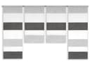 Clever-Kauf-24 Scheibengardine 4er Set Mini Flächen Vorhang Polyester Modern Bild 2