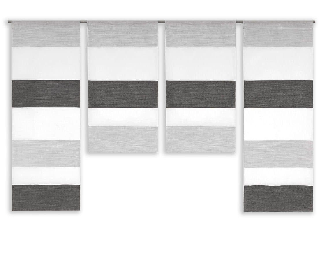 Clever-Kauf-24 Scheibengardine 4er Set Mini Flächen Vorhang Polyester Modern - Bild 2