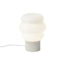 Qazqa Tischleuchte Kumo Beige Japandi Glas Bild 2
