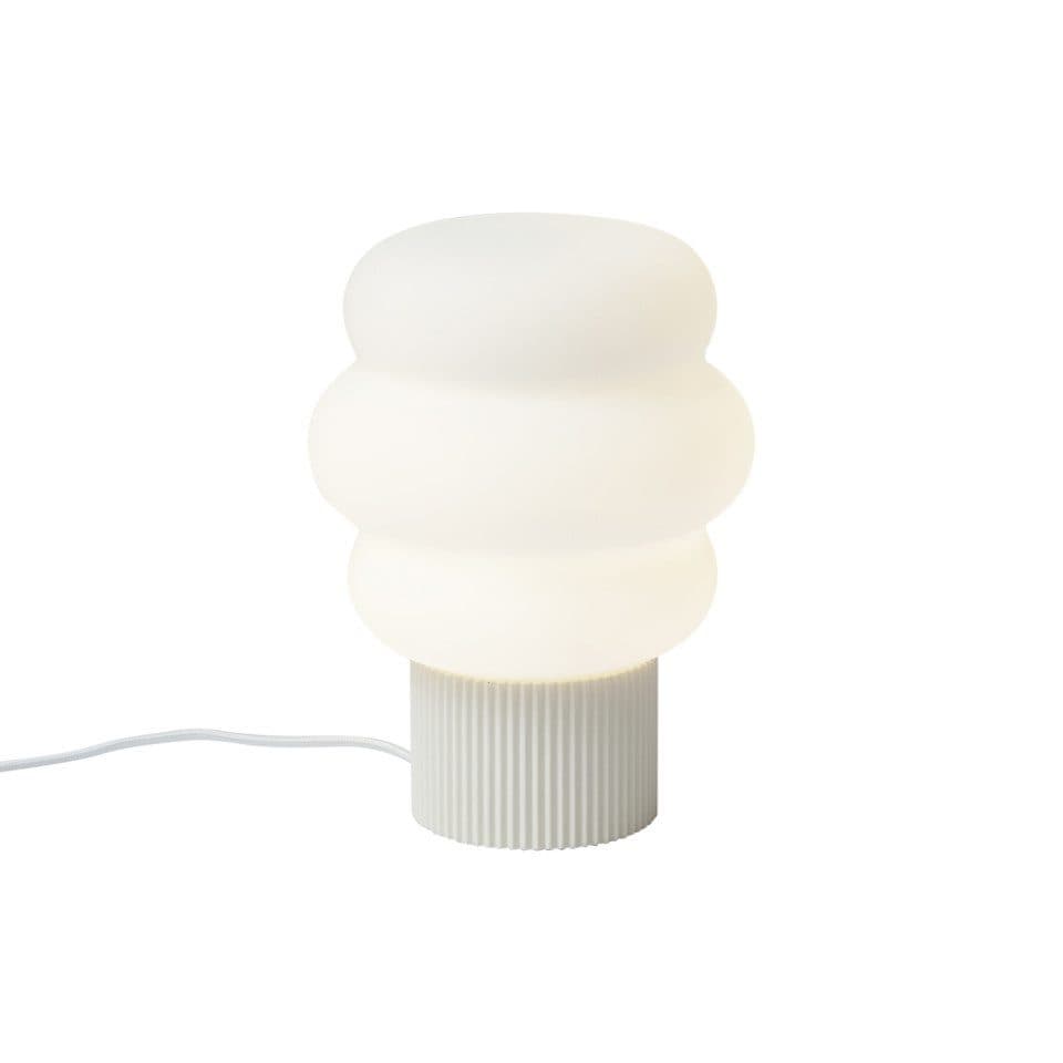 Qazqa Tischleuchte Kumo Beige Japandi Glas - Bild 2