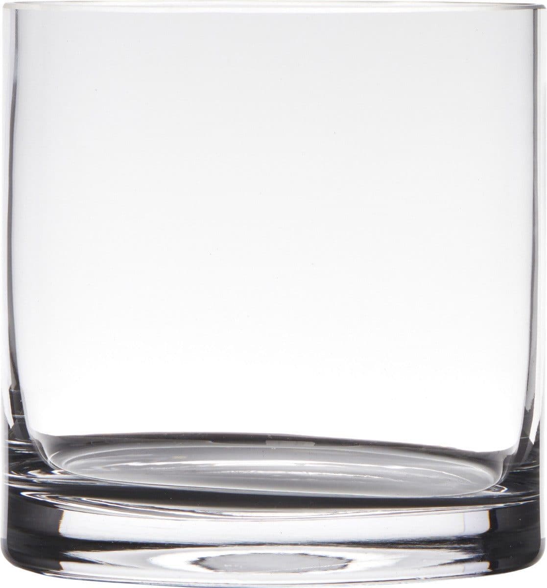 Hakbijl Glass Dekovase Zylinder Transparent