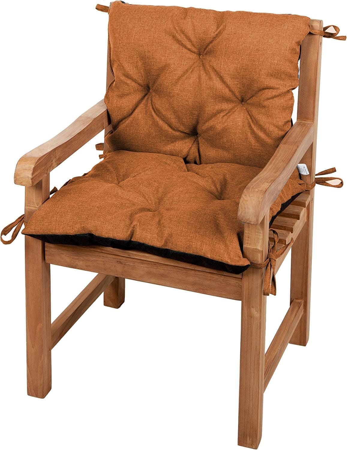 FAVRE Bankauflage Orange - Sitzbank-Kissen für Gartenschaukel