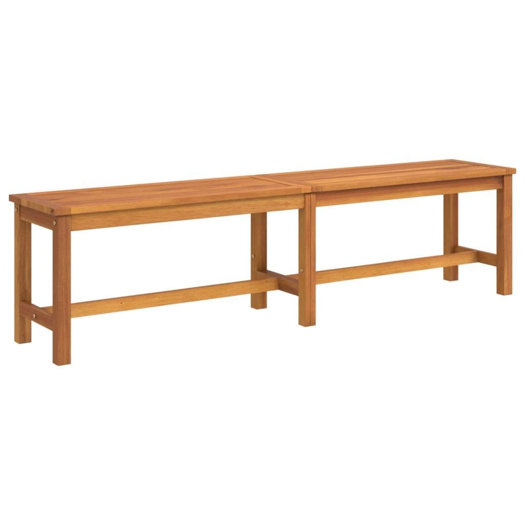 vidaXL Gartenbank 180 cm Massivholz Braun - Bild 2