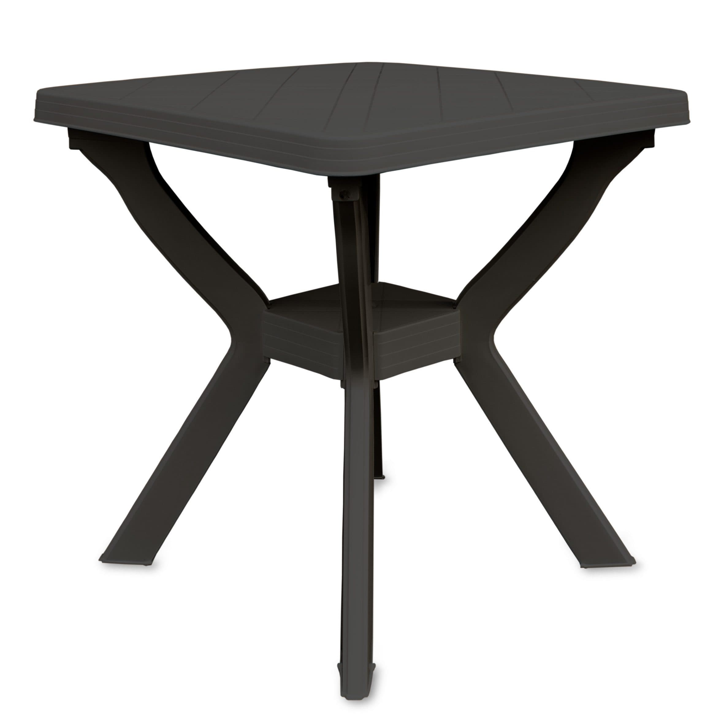 Spetebo Gartentisch Anthrazit Kunststoff Quadratisch 70 cm - Bild 2