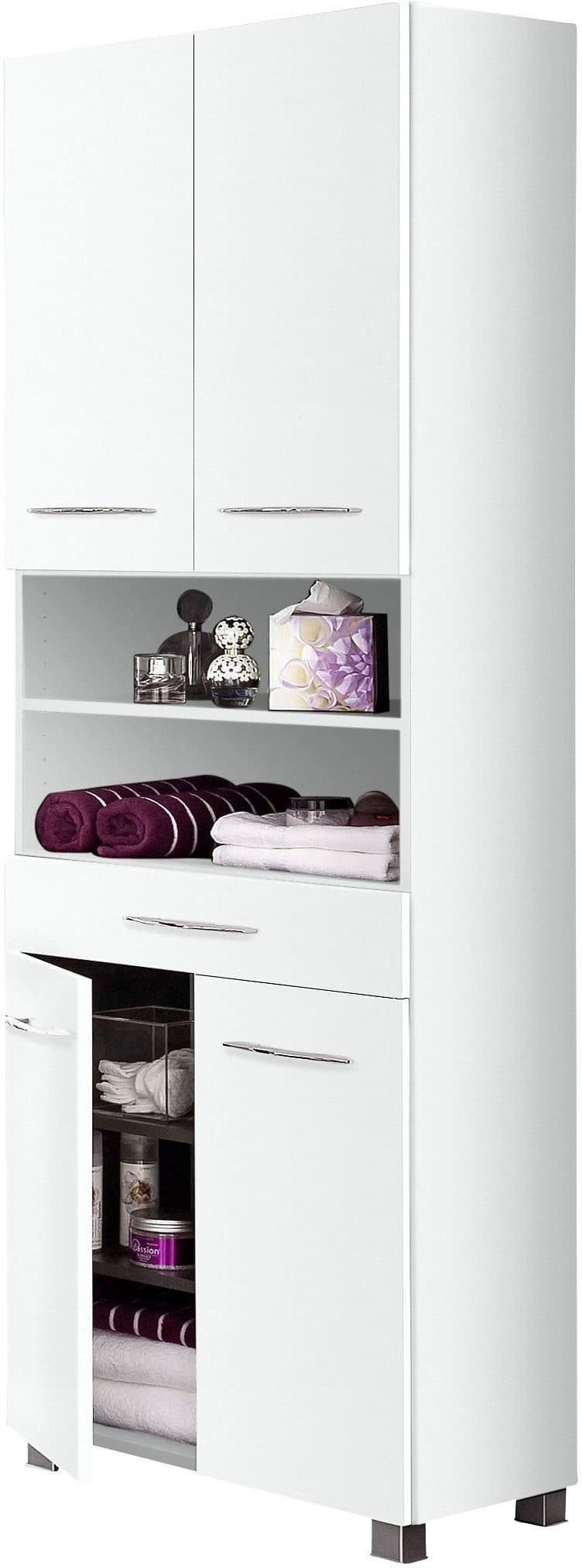 Welltime Hochschrank Portofino Weiß 4 Türen - Bild 2