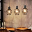 Nettlife Pendelleuchte Schwarz Hängeleuchte LED wechselbar Bild 2