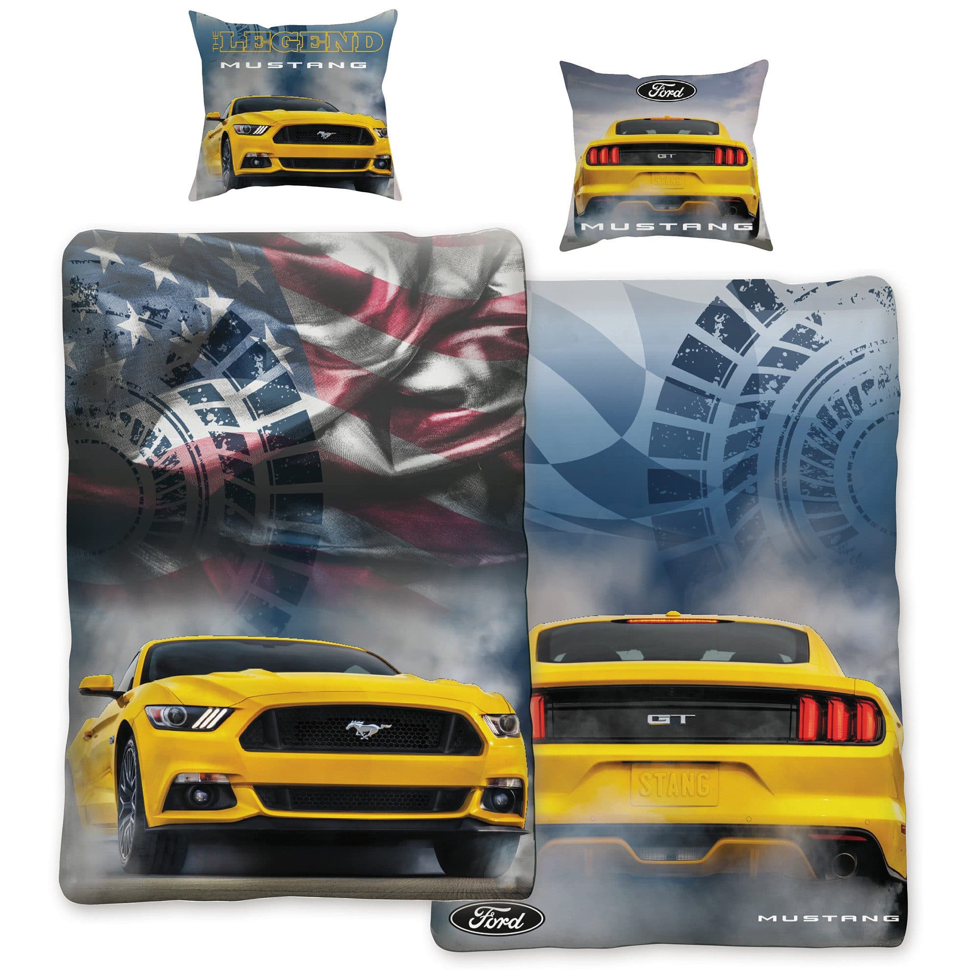 BERONAGE Wendebettwäsche Ford Mustang 100% Baumwolle 2-teilig - Bild 2