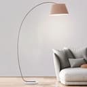 BRILLIANT Bogenlampe Brok Taupe Grau Schwenkbar Beton Metall Bild 2
