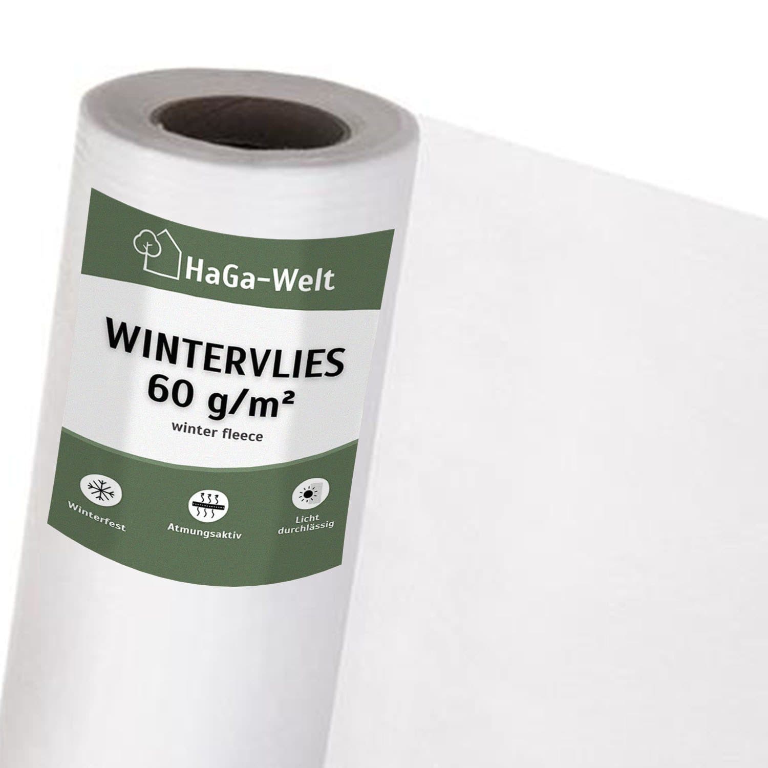 HaGa Winterschutzvlies 60g/m² 1,6m Breite Frostschutzvlies UV-beständig - Bild 2