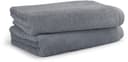 MÖVE Badetücher Set 2x 80x150cm Premium Baumwolle Beige Walkfrottier Bild 2