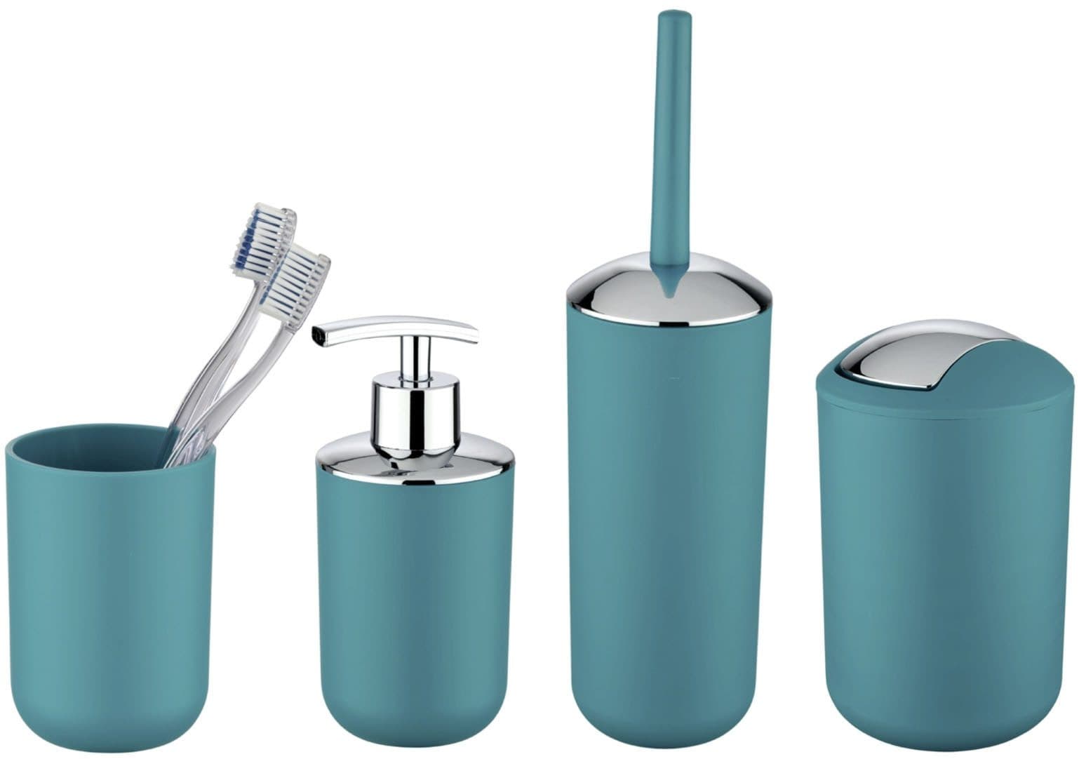Badaccessoire-Set WENKO "Brasil" Türkis Kunststoff - Bild 2