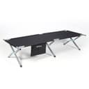 24Move Feldbett Campingbett Schwarz Wasserabweisend Klappbar Bild 2