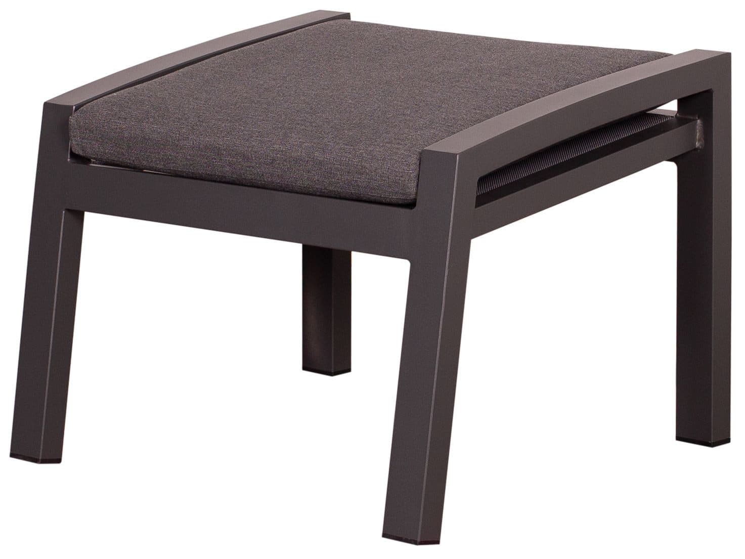 bene living Gartenlounge-Hocker Sevilla anthrazit Aluminium-Gestell - Bild 2