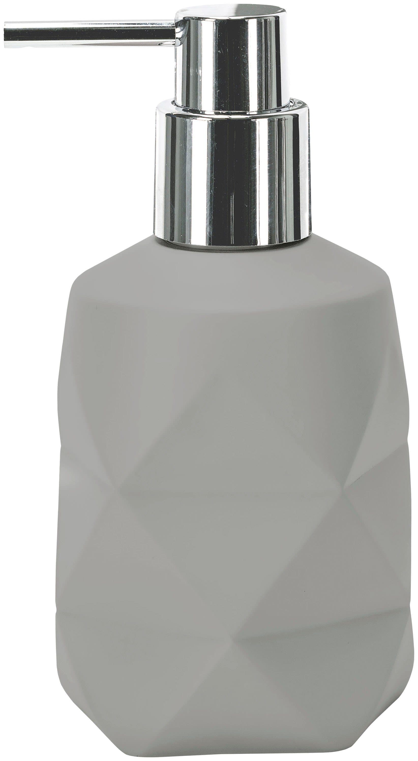 Kleine Wolke Seifenspender Crackle Grau Polyresin